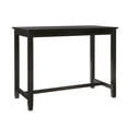 thumbnail image 5 of Linon Claridge 3-Piece Counter Height Tavern Set, Black with Black Faux Leather, 5 of 15