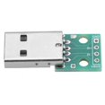 thumbnail image 4 of 4 Pin 2.54Mm Pitch Adapter Board, Usb Cables, Usb Type A Male Plug For Breadboard Design For Diy Usb Power Supply, 4 of 8