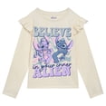 thumbnail image 4 of Disney Lilo & Stitch Angel 2 Pack Long Sleeve T-Shirts Little Kid to Big Kid, 4 of 5