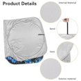 thumbnail image 5 of KUIFORTI Large Windshield Sun Shade for Women, Cute Sea Dolphin Sunshade for Windshield Sun Visors UV Protection Car Window Screens for SUV, Sedan, Van, Hatchback, 5 of 5
