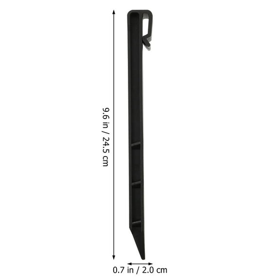 Soimiss 20Pcs Black Gardening Nails for Tree Shaping Sturdy Plant Fixed Accessory