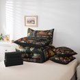 thumbnail image 6 of Manfei Western Books Teens 7-Piece Bedding Comforter Set, Farmhouse Groovy Daisy King Bedding Sets, Oil Printing Artwork Reversible Bed Sheets, Luxury Bedroom Decor, 6 of 8