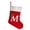 M, variant on Festive Sock for Christmas Tree & Front Door, Holiday Party Treat Bag with Soft Cloth Mantel Display Decor