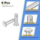 thumbnail image 3 of 6Pcs 3/16" x 5/8" Pasadores de clevis de un solo agujero, Pasadores de cabeza plana de acero inoxidable 304, 3 of 6