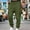 #390-Army Green, variant on Ceisia Gift Men's All-Season Casual Pants - Fashion Solid Color Multi-Pocket Elastic Waist Full-Length Polyester Pants