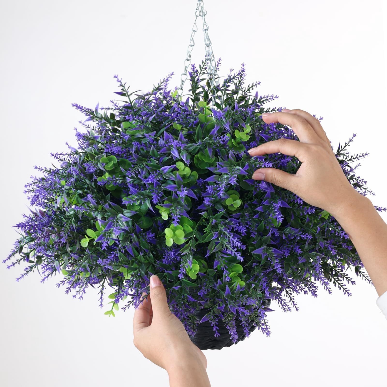 Artificial Potted Plants for Home Decor - Faux Green Plants with Realistic Leaves - Lifelike Artificial Greenery for Indoor Outdoor Use