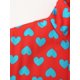 thumbnail image 5 of TRAFZA - Chaqueta de algodón con estampado de corazones y lunares para mujer, diseño de botones y bolsillos con cremallera, abrigo y minifalda informal ajustada de corte A, 5 of 5