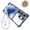 Blue, variant on Mynvo Glitter Case for Samsung Galaxy S26 Ultra with Camera Lens Protector, Rhinestone Butterfly Phone Cover with Beaded Wrist Lanyard