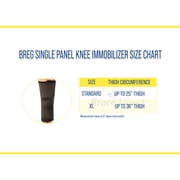 Breg Single Panel Knee Immobilizer - Reliable Support for Ligament Injuries and Recovery