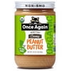 Once Again Organic Peanut Butter Creamy Unsweetened Salt Free -- 16 oz Pack of 2