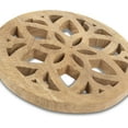 thumbnail image 6 of Handmade Wooden Trivet For Hot Dishes Plates & Pots Holder Hot Pad For Kitchen & Dining Table Decor Cookware Heat Resistant Rustic Decorative Carvings 8 Inches Tabletop Home & Dining Table Essentials, 6 of 8