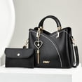 thumbnail image 2 of Women's Stylish Lightweight Small Crossbody Shoulder Top Handle Satchel Purses Wallet with Practical Design, 2 of 5