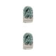 thumbnail image 3 of Guantes de ducha exfoliantes Qarigey portátiles de doble cara Gris azul 2Conjunto, 3 of 6