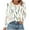 White, variant on Ruimatai Women's Casual Round Neck Printed T-Shirt Long Sleeve Blouse Top Soft Breathable Polyester Daily Wear