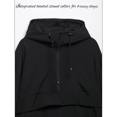 thumbnail image 5 of ScarletteEmmy Women’s Hooded Windbreaker, Lightweight Water-Resistant Half-Zip Anorak Pullover with Drawcord Hem & Zip Sleeve Pocket, Outdoor Rain Shell for Hiking/Travel, 5 of 9