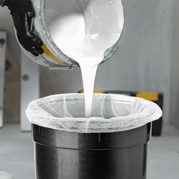 12 Pack 5 Gallon Paint Strainer Bags Fine Mesh Filters Bag Elastic Top