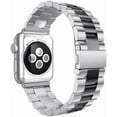 thumbnail image 3 of REQO Metal Bands Compatible with Apple Watch Band 41mm 40mm 38mm 42mm/44mm/45mm/49mm/46mm, Dressy Stainless Steel Chain Strap for Men iWatch Series Ultra/Ultra2/9/8/7/6/5/4/3/2/1 SE, 3 of 7