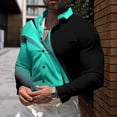 thumbnail image 1 of Nueva camisa de manga larga de moda para hombre con estampado 3D, camisa casual de fiesta callejera cómoda y transpirable, talla grande, 1 of 6