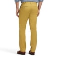 thumbnail image 3 of Pantalones Chino Americanos IZOD para Hombre, Corte Recto y frente Plano, color Caqui, 3 of 6