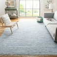 thumbnail image 2 of SAFAVIEH Rag Skylar Striped Cotton Area Rug, Light Blue/Multi, 8' x 10', 2 of 5