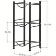 thumbnail image 4 of 3-Tier Water Cooler Jug Rack, Detachable Heavy Duty 5 Gallon Water Bottle Holder Stand, Multi-layer Storage Shelf for Home Office Kitchen Organization, 4 of 8