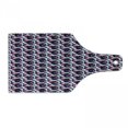 thumbnail image 1 of Modern Cutting Board, Fractal Looking Tech Structure Pattern Digital Grid Composition in Vibrant Colors, Tempered Glass Cutting and Serving Board, Wine Bottle Shape, Multicolor, by Ambesonne, 1 of 1