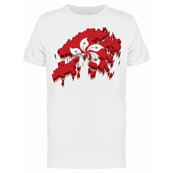 Figure Map Of Hong Kong Tee Men's -Image by Shutterstock