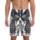 thumbnail image 1 of Fotbe Artistic Black White Peacocks Pantalones Cortos de Pijama para Hombre, Ropa de Dormir, Pantalones de Pijama Cortos para Hombre-Large, 1 of 6