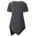 thumbnail image 2 of Pisexur Haut d'Allaitement de Maternité pour Femmes, Hauts d'Allaitement, T-Shirt à Double Couche à Manches Courtes, T-Shirt d'Allaitement, 2 of 5
