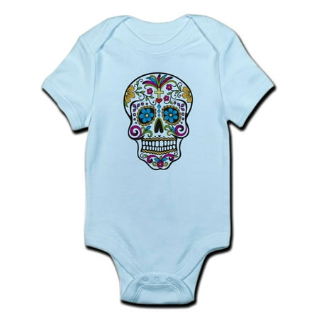 

CafePress - Sugar Skull Infant Bodysuit - Baby Light Bodysuit