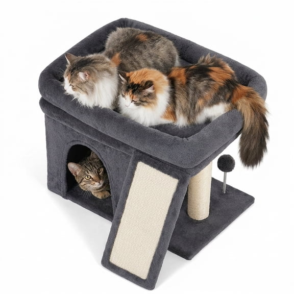 Cat Tree For Large Cats 20x16.5 Perch Bed Adult Senior