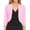 Pink, variant on Abomasnow Women's 3/4 Sleeve Cropped Cardigan Sweater Elegant Shrugs for Women