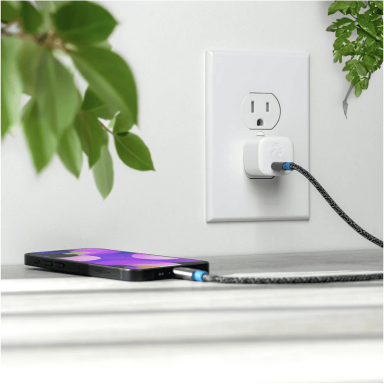 Nimble Wally SubNano USB-C Charger Block, 20W Fast Charging Power Adapter, Type C Charging Block for iPhone 16 15 14 13 12 11 Pro Max Plus XS/XR/X Samsung Galaxy S25 Pixel iPad Watch Series 8/7 Table