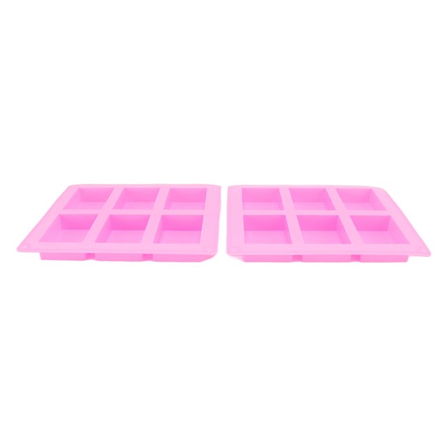 Molde de Silicona 6 Rejillas ANGGREK Flexible Para Pasteles Jabones Hornear