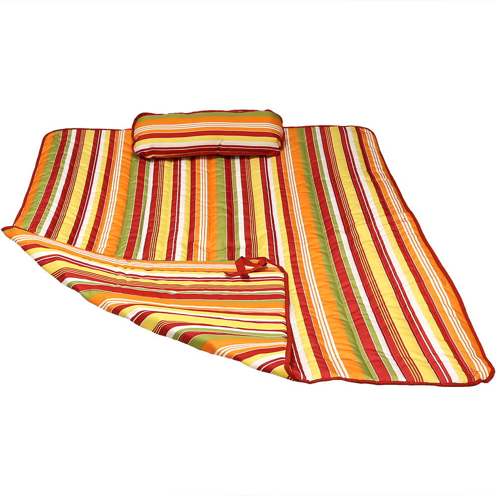 Sunnydaze Hammock Pad and Pillow Set Only Polyester Quilted Hammock
