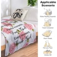 thumbnail image 5 of Christian Blanket Inspirational Thoughts Throw Blanket Bible Verse Prayers Get Well Soon Blankets Soft Lightweight Flannel Blanket 40"x50", 5 of 6