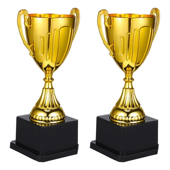 Plastic Prize Trophy for Decoration with 2Pcs 6.3 Inches