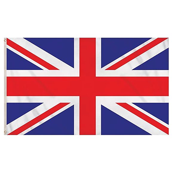 Decorative Flags, Flag British Flag 3X2Ft Uk Flag Indoor Outdoor Quality Polyester with Color and Brass Decorations, Flags_ Banners & Accessories