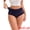 Dark Blue, variant on DARING DIVA Women's High Waisted Tummy Control Lace Mesh Underwear Briefs 3XL White