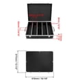 thumbnail image 4 of QWORK Coin Storage Box, 100 Graded Coin Slab Case, Trading Card Storage Box for PCGS, NGC & More, Coin Holder Display Case, Coin Collection Supplies, Black, 4 of 8