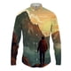 thumbnail image 5 of Camisa con solapa con estampado 3D de paisaje para hombre y mujer, camisas casuales de moda de manga larga, ropa de calle con botones, ropa unisex de gran tamaño, 5 of 5