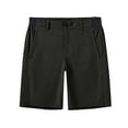 thumbnail image 6 of Stamzod Business Casual Shorts for Men Solid Color Straight Barrel Athletic Shorts Plus Size Work Short for Men Black-1 XL, 6 of 9