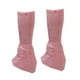 thumbnail image 3 of Calentadores de piernas de patinaje sobre hielo con decoración rinestas de calcetines de patinaje de hielo calentadores de piernas de tejido Rosa, 3 of 8