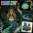 thumbnail image 7 of 400-Piece Stepping Stone Kit Glow in the Dark Garden Pebbles for Outdoor Path, Yard, Lawn, Pond, and Decorative Landscaping, 7 of 7
