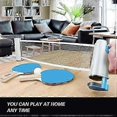 thumbnail image 2 of Portable Ping Pong Sets, Retractable Table Tennis Set 3 Balls, 2 Bats Table Tennis Net for Kids Adul, 2 of 5