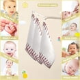 thumbnail image 2 of Coolnut 3 PCS Fashion Baseball Background Baby Muslin Washcloths, Sport Ball Laces Soft Absorbent Face Towel Burp Cloths Cotton Bath Wipes Infant Wash Cloth for Newborn Boys Girls, 2 of 6