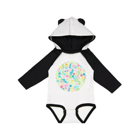 

Inktastic Circle of Flowers Gift Baby Boy or Baby Girl Long Sleeve Bodysuit