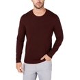 thumbnail image 4 of Alfani Mens Sweater Port Heather Solid Crewneck Pullover Red XL, 4 of 4