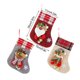 thumbnail image 5 of Naiovety Calcetín navideño Hotel comedor colgante árbol de Navidad chimenea ventana cama regalos bolsa calcetín con campana Kits de decoración para fiestas tipo 3, 5 of 6