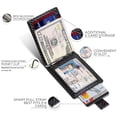 thumbnail image 6 of SYMMEXA Men's wallet RFID anti-theft carbon fiber wallet dollar clip, 6 of 6